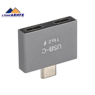 USB C Male to Dual USB C Female Splitter Converter Adapter USB C Hub Splitter USB C Extension Connec