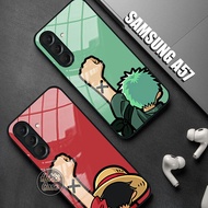 HP Samsung A57 One Piece Case - Samsung A57 Glass Softcase - Samsung A57 Casing - Kesing Samsung A57