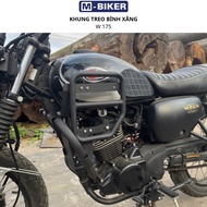 W175 bag hanging frame, w175 fuel tank hanging frame with black powder coating.