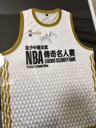 NBA Legends Celebrity Game 球衣簽名