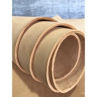 Handmade Leather Bag with Vegetable-Tanned Leather - Cream Saddle Design