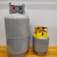 Refrigerant Recovery Tank gas aircond / refrigerator  [ 13.6kg 22.6kg 50kg ] Refillable Cylinder Bot