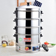 Commercial Stainless Steel Electric Steamer Electric Steamer Steamer Basket Large Capacity Electric 