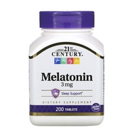 21st Century, Melatonin, 3 mg, 200 Tablets