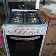 Kompor Gas Oven Plus Kompor 4 Tungku Wingas W5060 Api Atas Bawah COD