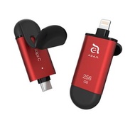 ADAM iKlips C Lightning/USB-C iPhone雙向智慧隨身碟 256G