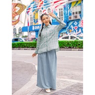 KAPAS YUNA 02 - Turquoise Blue (Casual Wear ANIES IMAN)