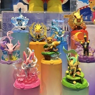 Figure Pokémon Pokemon Eevee & Eeveelution 8 Characters Collection Evolution Eevee Premium Display