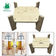 [PerfeclanfdMY] Beverage Dispenser Holder Wood Stable Small Aquarium Stand Cold Kettle Stand Multius