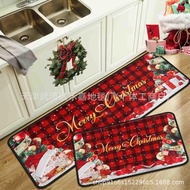 Kitchen Mat Two-Piece Set Kitchen Decor Mat Dirt-Resistant Foot Mat Kitchen Draining Mat Entrance Do