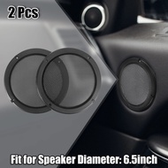 ☝Uxcell 2/4pcs 6.5 Inch Car Subwoofer Speakers Grills Cover Mesh Net Guard Protective Case Unive e☁