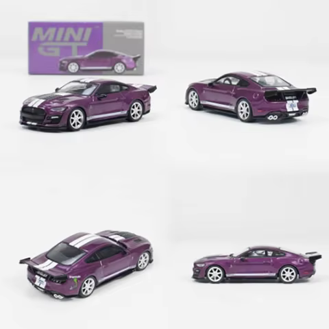 Spot MINI GT 1:64 Mustang Shelby GT500 Alloy Sports Car Model Red Adult Classic Collection Static Di