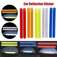 2Pcs Pack Night Driving Safety Warning Reflective Strip Car Rearview Mirror Reflex Tape High Reflective Tape Anti-collision Automobile Reflective Strip Car Sticker