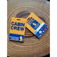 SIA Cabin Crew Luggage Tag (Flexible rubber) Singapore Airlines