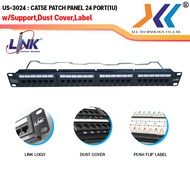 แผงกระจายสายแลน LINK CAT5E PATCH PANEL 48 PORT ENHANCED 2 ( U ) / LINK CAT5E PATCH PANEL 24 PORT ENH