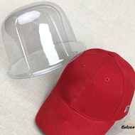 BOLSAED Baseball Hat Display Rack, 50-57cm Inner Support Bucket Hat Storage ,  PVC Brimless Cap Tran
