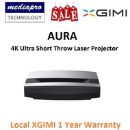 XGIMI AURA 4K Ultra Short Throw Laser Projector 2400 ANSI lumens with Cinematic Sound - 1 Year Local XGIMI Warranty
