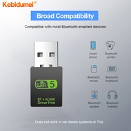 Kebidumei Free Drive Wireless WiFi Bluetooth 2 in 1 600Mbps USB WiFi Transmitter Adapter 2.4G Bluetooth 5.0 Network