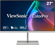 Viewsonic ColorPro VP2766-2K-W 27" 120Hz 2K QHD 100% sRGB & Factory Calibrated White Monitor with 90