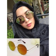 Guess Retro Round Mirrored Sunglasses Bordeaux/Black UV Protection