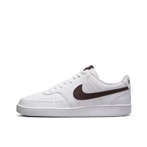 Nike Court Vision 1 Men's Skateboarding Shoes, Minimalist, Wear Resistant Sneakers, White/Red