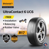Continental UltraContact UC6 R17 215/65 235/55 215/55 215/50 205/50 225/45 (with installation)