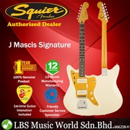 Squier by Fender J Mascis Signature Jazzmaster Classic Vibe Electric Guitar with Tremolo (Vintage White)