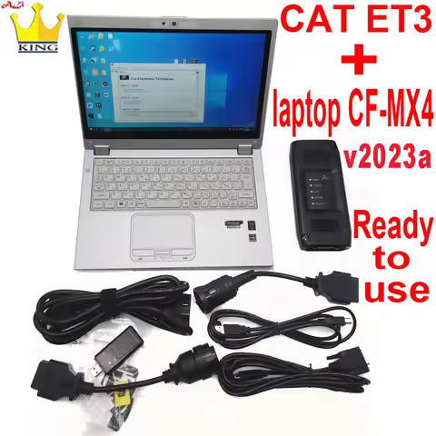 2023 Real CAT ET3 Adapter ET 4 USB WIFI Version for cat3 active remot plus j1939 14pin cable Truck D