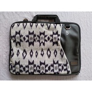 Ethnic Combination 17 Inch Woven Laptop Bag