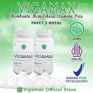 Vigamax Paket 2 Botol Vigamax Asli Original Obat Stamina Pria Herbal