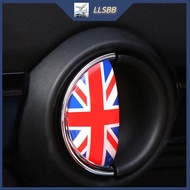 LLSBB 2PCS หลากสี สติกเกอร์มือจับประตูรถ กลมกลมๆ ธงประจำชาติ สติ๊กเกอร์ติดรถ ของใหม่ เอบีเอสเอบีเอส สติกเกอร์ป้องกันสเตอริโอ สำหรับ BMW MINI