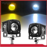 Motorcycle Spotlight Headlight Auxiliary LED Fog Light White+ 60000LM for Car Truck SUV UTV Tractor
