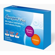 Apogen (plus )Mix yoghurt with Spirulina and probiotics powder