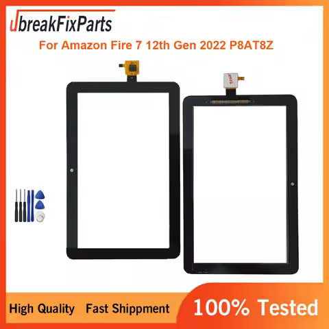 Replacement Touch Screen Digitizer Glass For Amazon Fire 7 12th Gen 2022 P8AT8Z