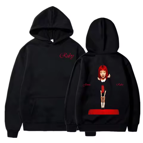 JENNIE Ruby Hoodie 2025 New Album Fashion Men/women Hoodies Harajuku Aesthetic Winter Clothes Fleece