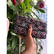 Velvet sheepskin bag