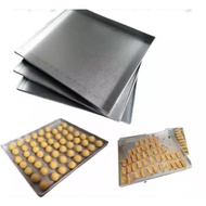 2 pcs 30x26 cm dry cake tin/oven tin/nastar tin/Cake tin/Cookie tin thick galvanized tin