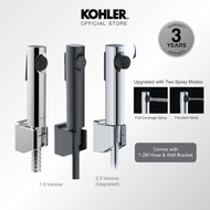 KOHLER Cuff Hygiene Spray with Wall cket & Hose, Anti-bacterial Bidet Spray, Polished Chrome 1.0 K-9