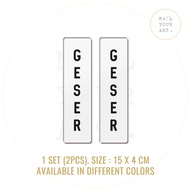 Acrylic Door Sign - SLIDE MINIMALIST