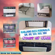 Ranjang Besi Minimalis 180X200