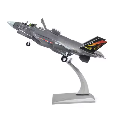 JASON TUTU 1/72 Scale Diecast Metal F35B Fighter F-35 Lightning II Aircraft Model Plane GIFT