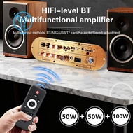 YoHi DC 12-24V/AC110-2220V 2.1-Channel D900 Bt Amplifier Board 2.1-Channel 50W+50W+100W High-Power O