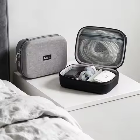 Shockproof Storage Bag For CPAP Machine Carrying Case For ResMed AirMini Portable Hard Shell CPAP Tr