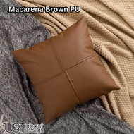 Cushion Pillow Chair Cushion Cover Pillow Cover PU Leather Pillow Case Square Sofa 45x45cm