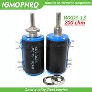 2PCS WXD3 13 2W 200 ohm WXD3 13 2W 200R otary side Rotary Multiturn Wirewound Potentiometer IGMOPNRQ