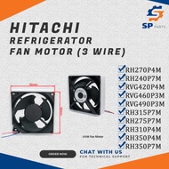 QZ HITACHI REFRIGERATORS FAN MOTOR (3 WIRE) – 92MM X 92MM HH0004962A