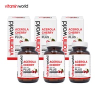 [แพ็ค 3 ขวด] อะเซโรล่าเชอร์รี่ 1000 มก. วิตามินซี วิตามินเวิลด์ Acerola Cherry 1000 mg. plus Vitamin