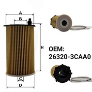Oil Filter for Hyundai Grand Santa Fe Grandeur Kia Sorento III  Cadenza II OE 263203CAA0