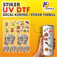 UV DTF Stickers | UV Decal Sticker | UV Embossed Sticker