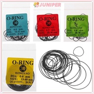 JUNIPER0 1Pack Rubber O-Ring, Waterproof Rubber Watch Gaskets,  Repair Tools 0.5/0.6/0.7/0.8mm O-Rin